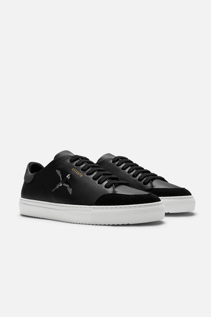 Basket Axel Arigato CLEAN 90 TRIPLE B BIRD Noir Grise Foncé Homme | ZVY-83078127